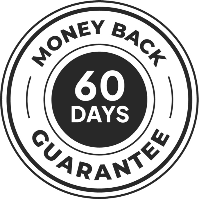 60-Day Money Back Guarantee Steel Bite Pro